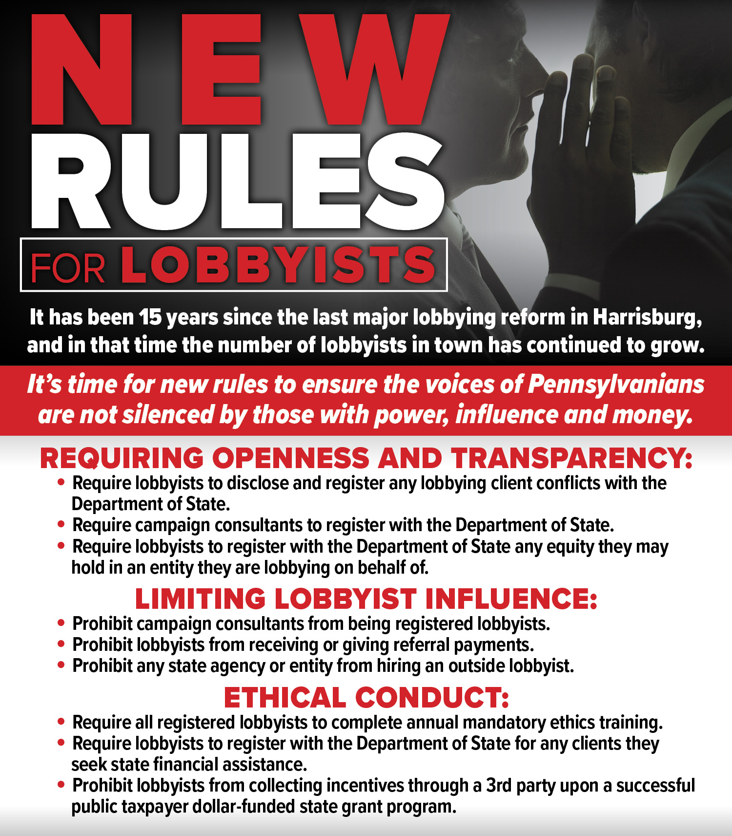 House Republicans Introduce New Rules for Lobbyists, Cutler Says 